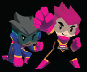 cartoon people heroes