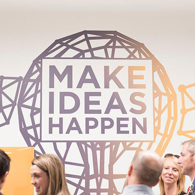 'Make Ideas Happen' mural