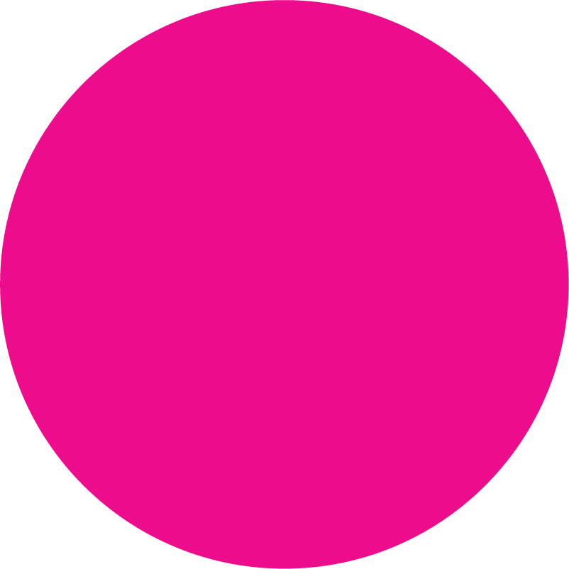 a pink circle