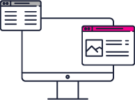 illustration of several sizes of screen devices